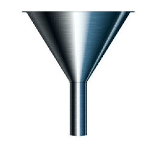 Воронка ПВХ 124 мм 90 мм RAL9003