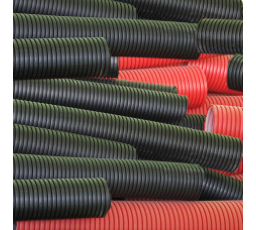 Труба дренажная однослойная с перфорацией 100 мм