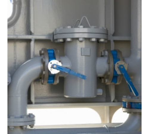 Грязевик фланцевый 219 мм