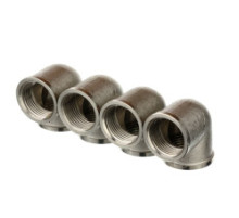 Колено сливное RAL8017 90 мм 60°