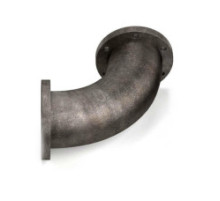 Колено чугунное ВЧШГ фланцевое УФ 250 мм 5525-88