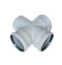 Крестовина полипропиленовая PPR 110х50 мм 87°