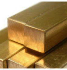 Квадрат бронзовый 5 мм ГОСТ 1628-78 марка БрАЖ9-4, БрБ2