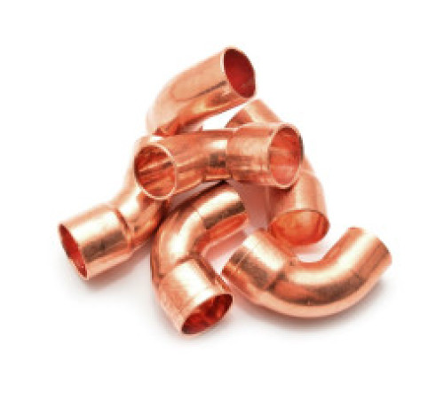 Отвод медный 12 мм 45° приварной