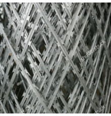 Плоское колючее ленточное заграждение 210х210x2.5 мм