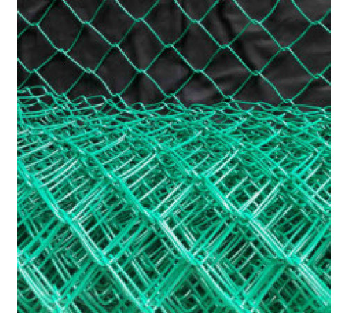 Сетка Рабица 5x5x1.2 мм в рулоне 1x10 м с полимерным покрытием