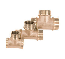 Тройник бронзовый 35 мм 35х1/2''