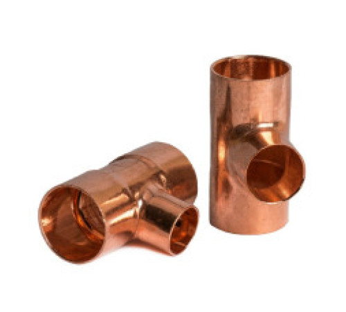 Тройник медный приварной 11/8''