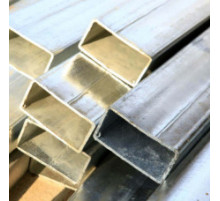 Труба профильная нержавеющая прямоугольная 100x50x2 мм 08Х18Н10