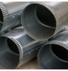 Труба водосточная круглая ПВХ с полимерным покрытием 86 мм RAL 8017 длина 3 м