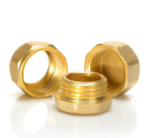 Заглушка латунная 25 мм резьбовая